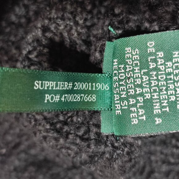 LRL Lauren Ralph Lauren knit sweater women's size M black colour turtle neck NWT - Picture 9 of 11